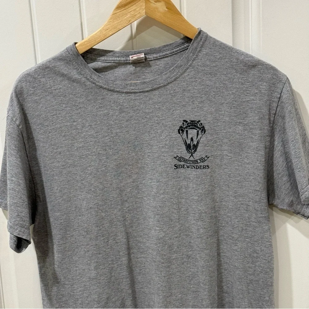 US Navy VFA-86 Sidewinders T-Shirt Gray Mens M Graphic Tee